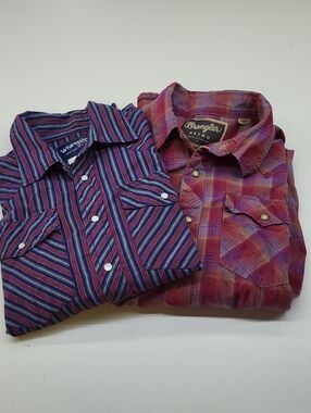 Wrangler Youth Pearl Snap Western Shirt